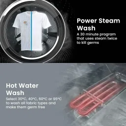 ifb 7 kg Steam Wash Fully Automatic Front Load with In-built Heater Silver image 3