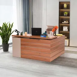 Engineered Wood Office Table-26