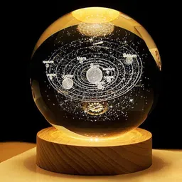 shopogenix Crystal Ball for Home Decoration 2.4inch 3D Solar System Crystal Ball _L396 Night Lamp-picture-27