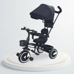 Tiny Toes T30 Ace Baby Tricycle with Canopy, Parental Control and Storage Basket TCTT30ABK1 Tricycle-17