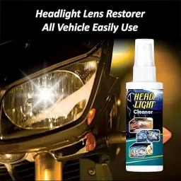 Headlight Lens and Glass Restorer, Cleaner & Shiner for Vehicles Headlight Cleaning Kit-image-1