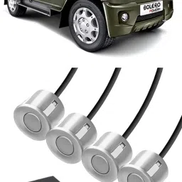 AB257 Silver Car Reverse Parking Sensor with LED Display 4 Sensor A257 Parking Sensor-image-9