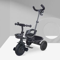 Tiny Toes T20 Plus Kids Cycle for 1.5 to 5 years with Rubber Wheel and Basket TCTT20PBK1 Tricycle-12