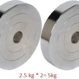 5 kg Olympic (2.5 KG * 2) Steel Dumbbells Plates Home Gym Combo-picture-17