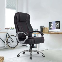 Adiko High Back Cushioned Office chair Leatherette Office Executive Chair-image-70