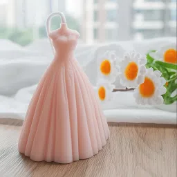 Bridal Gown Dress Candle Set – Pack of 2 Candle-image-2