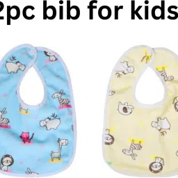Kids Soft Cotton Baby Bibs for Infants and Toddlers (Set of 2)-image-19