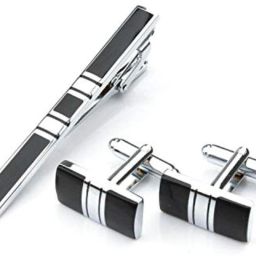 OEMBESTSELLER Metal Cufflink & Tie Pin Set-image-60
