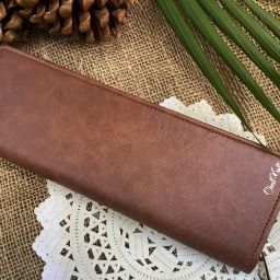 Men & Women Casual Beige Artificial Leather Wallet-image-4