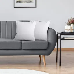 small cushion 12*12 inch pillow for sofa (31x31 cm) Cotton Solid Cushion Pack of 2-image-89