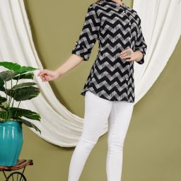 Women Regular Fit Printed Button Down Collar Casual Shirt-27