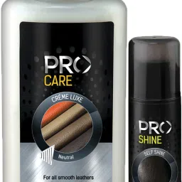 Pro CARE COMBO I CREMELUXE SHOE MOISTURIZER-150ml I LIQUID POLISH NEUTRAL-75ml Leather, Synthetic Leather Shoe Liquid Polish-image-70