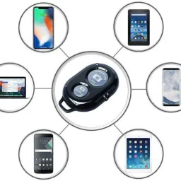 Belphegor Camera Wireless Bluetooth Remote Controler Shutter For Selfie Stick-Tripod-Samrt Phone Camera Remote Control Camera Remote Control (Black)Camera Remote Control image 4