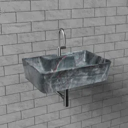 Wall Mount basin & tebal top basin Ceramic Wash Basin Glossy 753 (12x16x5 inch) Table Top Basin-image-68