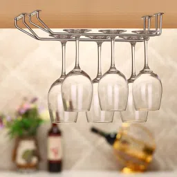 Wine Glass Holder (Pack of 2) /Bar Glass Hanging Holder / Beer Glass Holder Stainless Steel Wine Rack, Glass Holder-image-30