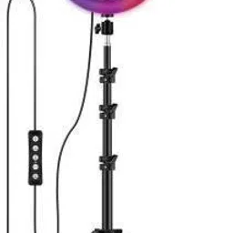 Wrapo Ring Light with 7 feet Tripod Stand with Mobile Phone Clip Ring Flash-image-98