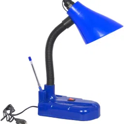 LED Desk Table Light with Eye Protection, Stand and On/Off Switch & GOOSENECK-BL Study Lamp-0