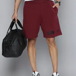 Solid Men Maroon Regular Shorts-image-62
