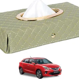 mockhe Cross-Beige Tissue Box Leatherette-456 Vehicle Tissue Dispenser-picture-3