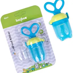 Best Food Feeder Pacifier Fruit Nibbler Infant Silicone Teether Toy with Storage Teether-12