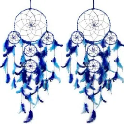 Dream Catcher Wall Hanging Wool 5 Rings Multicolor Wool, Feather Dream Catcher Feather Dream Catcher-image-5