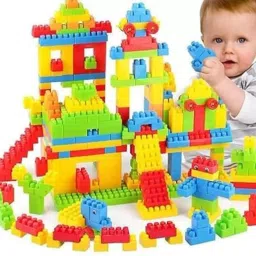 200 Piece Classic Big Building Bricks | Large Toy Blocks (MULTICOLOR)-20
