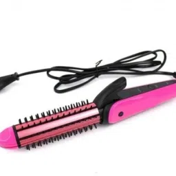 Moonlight NHC- 8890 3IN1 HAIR STRAIGHTENER FOR NEW GENERATION (PINK ) Hair Styler-image-22