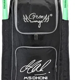 Black Dual Pocket Light Weight Cricket Kit Bag-image-64