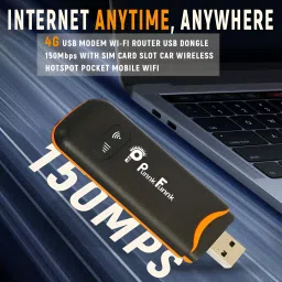PunnkFunnk Data card 4G LTE Wireless USB Dongle Stick with All SIM Network Support Data Card image 2