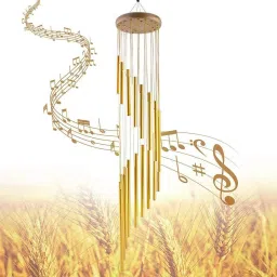 Metal Wind Chimes with 15 Pipes for Feng Shui at Home Balcony Positive Energy Aluminium Windchime-image-38