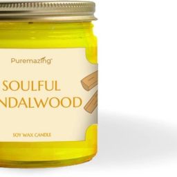 Sandalwood Scented Candle Soy Wax Natural Essential Oil_A1 Candle-image-30