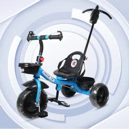 LIGHT BLUE HANDLE FRONT AND BACK BASKET Tricycle-image-42