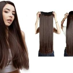 oxyfly Stylish Extension Natural Brown for girl Hair Extension image 2