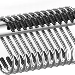 Glossy Shower Rod Hook-image-93