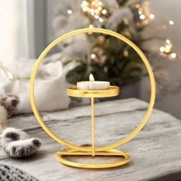 Gold Iron Table Lantern-image-12