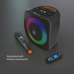 PORTRONICS Dash 40W Portable Bluetooth Speaker (6 Hours Playtime, Black) image 5