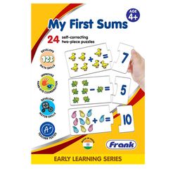 Frank Set of 24 Two-Piece My First Sums Early Learning Puzzle image 3