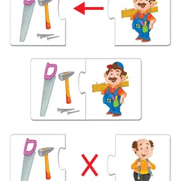 Frank Early Learning Series Who Uses This? Puzzle - 4+Years image 5