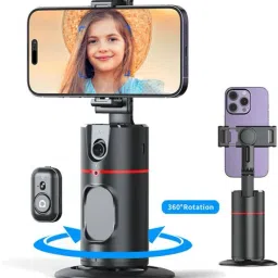 EVAAENTERPRISES Face Tracking Tech. P02 Stabilizer For Mobile 2 Axis Gimbal for Mobile, Camera-15