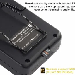 LENSGO LWM-328C Wireless Microphone System, 99-Channel UHF Professional Omnidirectional Wireless Lavalier Lapel Mic with 2 Transmitter & 1 Receiver for All Smartphone Camcorder Canon Nikon DSLR Camera Camera Microphone image 4