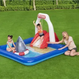 Lifeguard Tower Play Center 7'8x6'8x51 inch 53079 Inflatable Swimming Pool-36