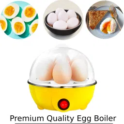 pikko Egg Boiler Automatic Off 7 Egg Poacher For Steaming Cooking Boiling & Frying 350 W EGG STEAMER FOR EGG BOILING Egg Cooker image 2