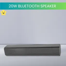 GUGGU Music Bar (PORTABLE HOME THETER SOUNDBAR)With Stereo Sound & 1200mAh BatteryR26 20 W Bluetooth Soundbar-picture-1