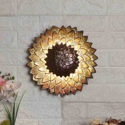 eliante by jainsons lights Daffodil Gold Iron Flush Mount Wall Light-picture-18