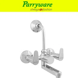 parryware Uno Wall Mixer 2 in 1 with Overhead Shower Provision set of 2 pic 223 Wall Mixer with Overhead Shower Provision Wall Mixer Faucet image 4