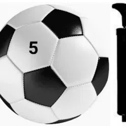 SOFT RUBBER BALL HAND STICHED Football - Size: 5-picture-17