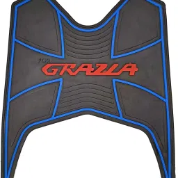 Anti Skid Multicolor Washable Foot Mat / Floor Mat for Grazia Honda Grazia Two Wheeler Mat-image-99