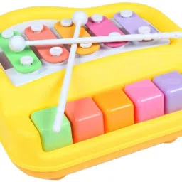 Xylophone 2-in-1 Premium Piano 5 Key Scale Musical Toy For Kids - 134-image-17