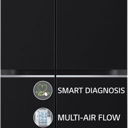 655 L Frost Free Side by Side Refrigerator with Smart Inverter Compressor, Smart Diagnosis, Express Freezing & Multi Digital Sensors-image-9