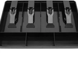 Cashier Cash Drawer 4 Bills 3 Coins ABS Storage Box Cash Box-picture-24